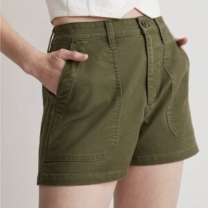 NWT Madewell The Perfect Fatigue Shorts Size 26